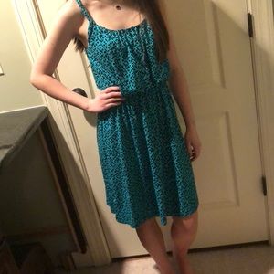 Blue sundress